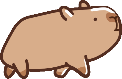 Capybara with code lines